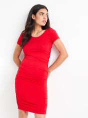 Акція на Сукня-футболка міді літня жіноча C&A GD-00192475 XL Червона від Rozetka