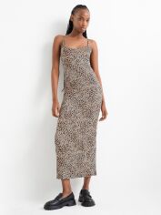 Акція на Сукня довга літня жіноча C&A GD-00192485 XL Бежева від Rozetka