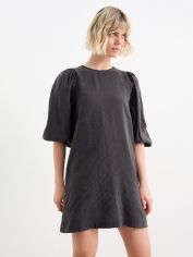 Акція на Сукня коротка літня жіноча C&A GD-00192042 38 Темно-сіра від Rozetka