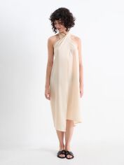 Акція на Сукня міді літня жіноча C&A GD-00192499 L-XL Молочна від Rozetka