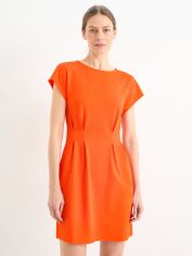 Акція на Сукня-футболка коротка літня жіноча C&A GD-00192639 XL Помаранчева від Rozetka