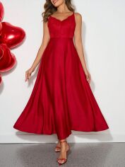 Акція на Сукня жіноча SHEIN GD-00206277 S Червона від Rozetka