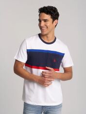 Акція на Футболка бавовняна довга чоловіча U.S. Polo Assn 11D868-2X00A XL Біла від Rozetka