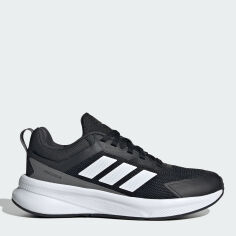 Акція на Підліткові кросівки для хлопчика Adidas Fortarun 4.0 J JQ5167 40 Core Black від Rozetka