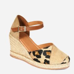 Акція на Жіночі босоніжки Greyder 4Y2WS59003 40 26.3 см Loepard-Biscuit Suede від Rozetka