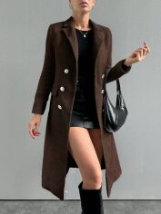Акція на Куртка демісезонна жіноча SHEIN GD-00193260 S Коричнева від Rozetka