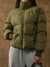 Акція на Пальто жіноче SHEIN GD-00203786 S Зелене від Rozetka