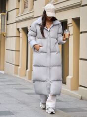 Акція на Куртка демісезонна жіноча SHEIN GD-00208805 L Біла від Rozetka
