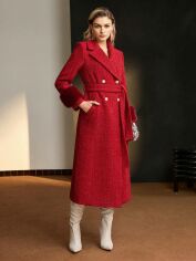 Акція на Пальто жіноче SHEIN GD-00212272 XS Червоне від Rozetka