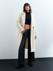 Акція на Пальто жіноче SHEIN GD-00197671 M Бежеве від Rozetka