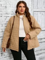 Акція на Куртка зимова жіноча SHEIN GD-00202994 1XL Хакі від Rozetka