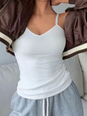 Акція на Майка жіноча SHEIN GD-00222481 S Біла від Rozetka
