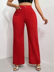 Акція на Джинси Кльош жіночі SHEIN GD-00195344 25 Червоні від Rozetka