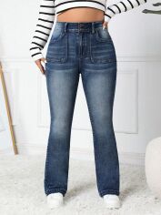 Акція на Джинси жіночі SHEIN GD-00219072 0XL Сині від Rozetka