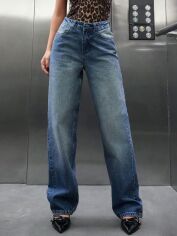 Акція на Джинси Baggy жіночі SHEIN GD-00195386 38 Сині від Rozetka