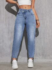 Акція на Джинси Mom's жіночі SHEIN GD-00192893 30 Сині від Rozetka