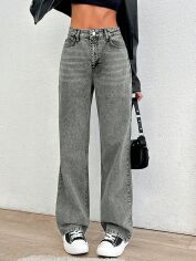 Акція на Джинси жіночі SHEIN GD-00195732 36 Сірі від Rozetka