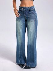 Акція на Джинси жіночі SHEIN GD-00213800 26 Сині від Rozetka