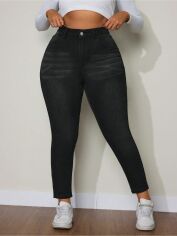 Акція на Джинси жіночі SHEIN GD-00219737 3XL Чорні від Rozetka