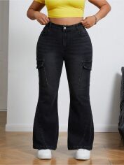 Акція на Джинси жіночі SHEIN GD-00220717 3XL Темно-сині від Rozetka