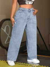 Акція на Джинси жіночі SHEIN GD-00220549 1XL Блакитні від Rozetka