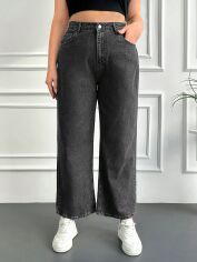 Акція на Джинси жіночі SHEIN GD-00195830 2XL Темно-сірі від Rozetka