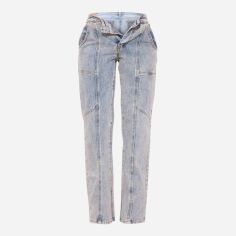 Акція на Джинси Slim fit жіночі Pretty Little Thing GD-00188636 8 Сірі із блакитним від Rozetka