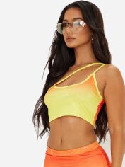 Акція на Топ жіночий Pretty Little Thing GD-00187466 14 Помаранчевий від Rozetka