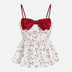 Акція на Топ жіночий SHEIN GD-00228409 L Червоний від Rozetka