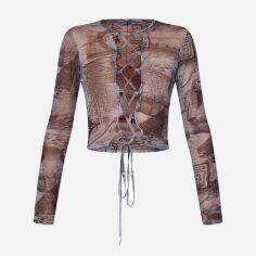 Акція на Топ жіночий Pretty Little Thing GD-00188568 12 Сірий від Rozetka
