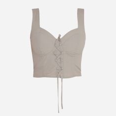 Акція на Топ жіночий Pretty Little Thing GD-00188503 12 Сірий від Rozetka