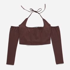 Акція на Топ жіночий Pretty Little Thing GD-00187806 18 Коричневий від Rozetka