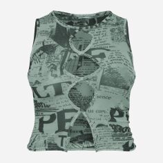 Акція на Топ жіночий Pretty Little Thing GD-00187693 4 Зелений від Rozetka