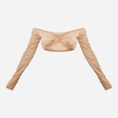 Акція на Топ жіночий Pretty Little Thing GD-00187890 6 Бежевий від Rozetka