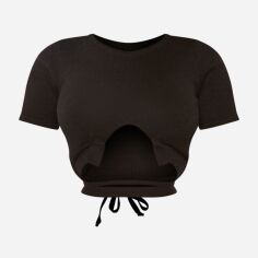 Акція на Топ жіночий Pretty Little Thing GD-00187510 8 Чорний від Rozetka