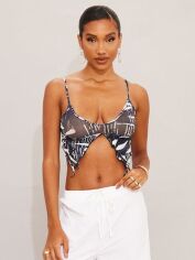 Акція на Топ жіночий Pretty Little Thing GD-00187359 12 Чорний з білим від Rozetka