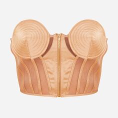 Акція на Топ жіночий Pretty Little Thing GD-00187463 16 Бежевий від Rozetka
