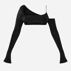 Акція на Топ жіночий Pretty Little Thing GD-00187488 16 Чорний від Rozetka