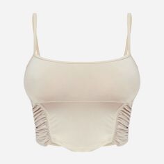 Акція на Топ жіночий Pretty Little Thing GD-00188389 12 Бежевий від Rozetka