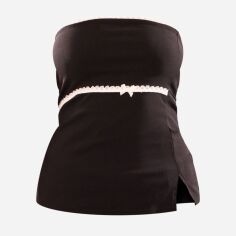 Акція на Топ жіночий Pretty Little Thing GD-00188804 14 Чорний від Rozetka