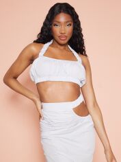 Акція на Топ жіночий Pretty Little Thing GD-00187302 10 Сірий від Rozetka