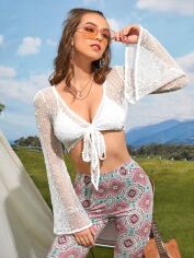 Акція на Топ жіночий SHEIN GD-00203068 L Білий від Rozetka
