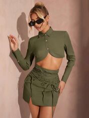 Акція на Топ жіночий SHEIN GD-00205884 L Зелений від Rozetka