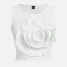 Акція на Топ жіночий SHEIN GD-00219275 L Білий від Rozetka