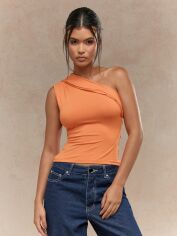 Акція на Топ жіночий SHEIN GD-00223614 XL Помаранчевий від Rozetka
