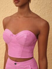 Акція на Топ жіночий SHEIN GD-00207348 S Рожевий від Rozetka