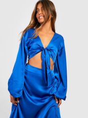 Акція на Топ жіночий Boohoo GD-00188092 14 Синій від Rozetka