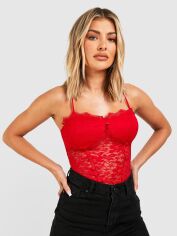 Акція на Топ жіночий Boohoo GD-00188260 6 Червоний від Rozetka
