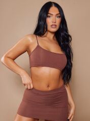 Акція на Топ жіночий Pretty Little Thing GD-00187781 14 Коричневий від Rozetka