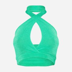 Акція на Топ жіночий Pretty Little Thing GD-00187121 6 Зелений від Rozetka